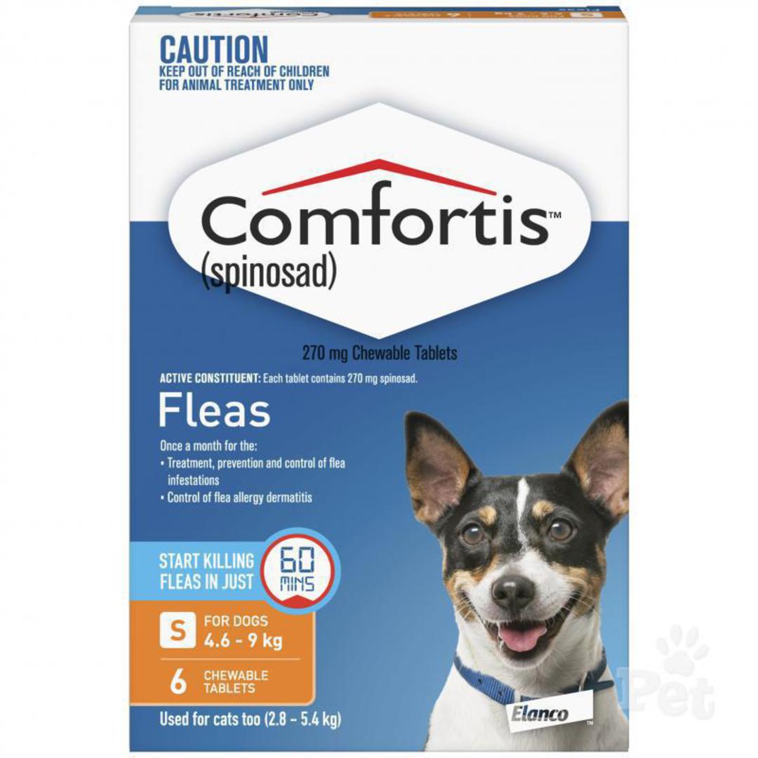 Comfortis Chewable Flea Treatment for Small Dogs & Cats